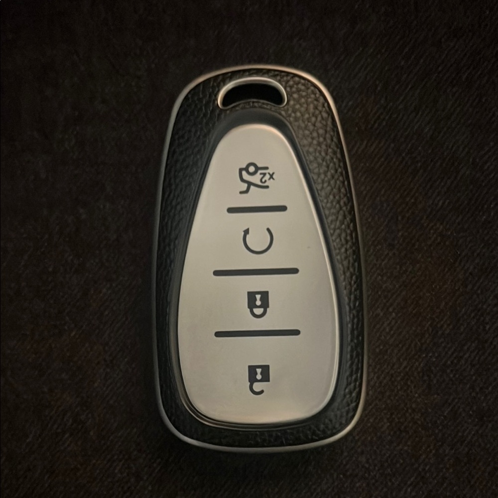 Black and Silver Car Key Fob